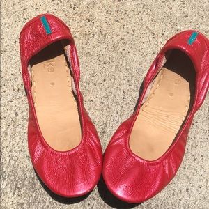 Custom Painted Raspberry Tieks